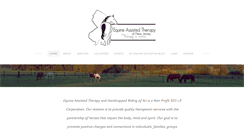Desktop Screenshot of equineassistedtherapyofnj.org
