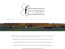 Tablet Screenshot of equineassistedtherapyofnj.org